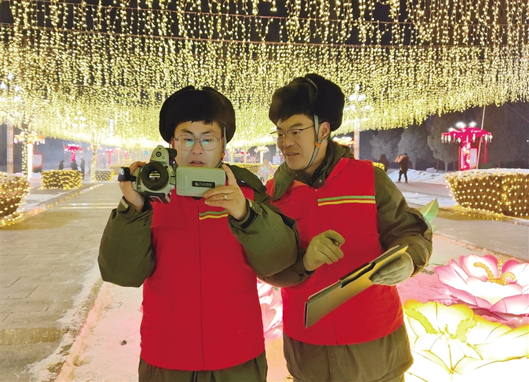 春节保供电  亮堂过大年