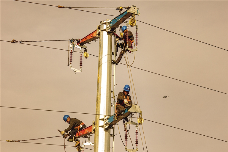 电力改造战黄沙
